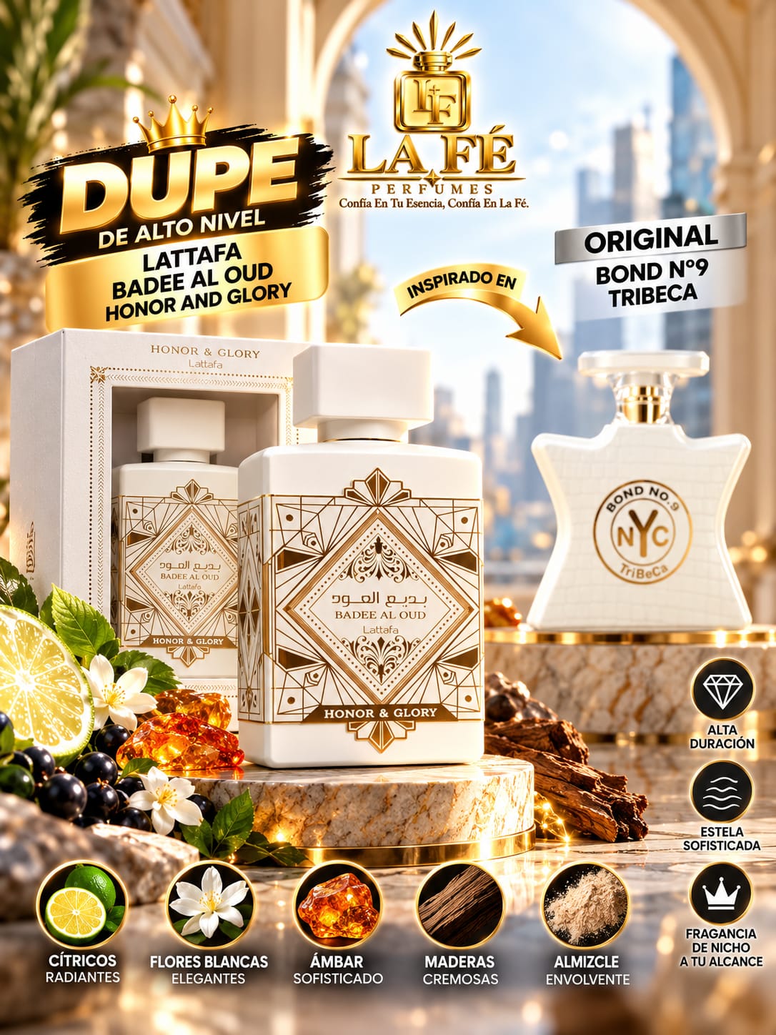 Lattafa Badee Al Oud Honor And Glory Unisex 100ml EDP